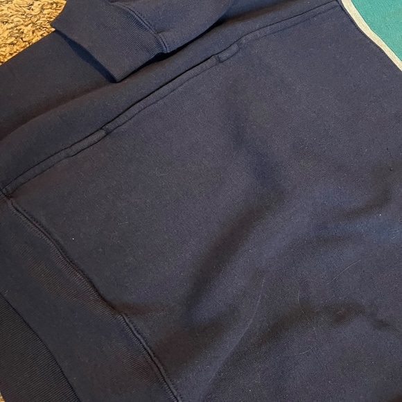 Vintage 90's blue and teal Towncraft oversized crewneck sweatshirt size XL - Picture 3 of 5